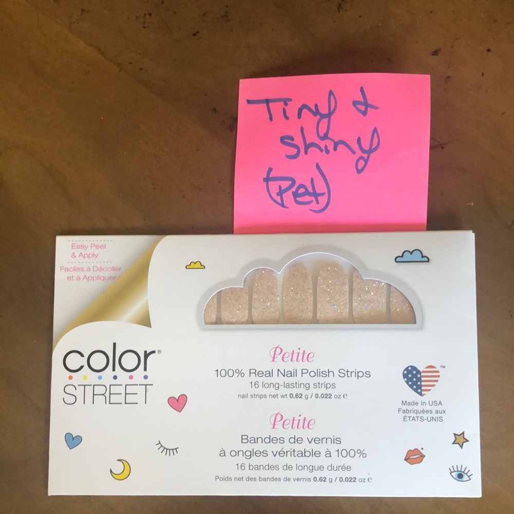 Color street- PETITE- tiny and shiny- RETIRED SET